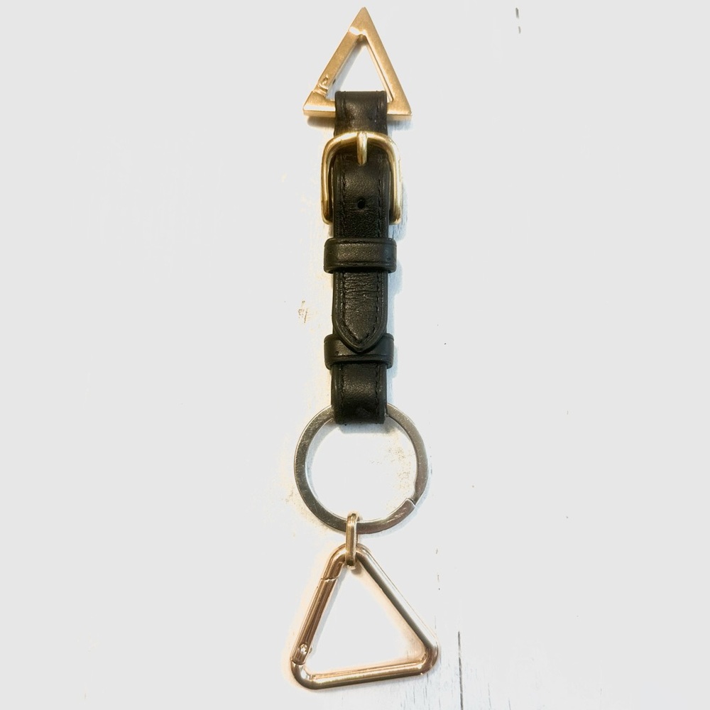 Bottega Veneta Triangle Key Ring